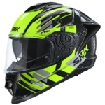 TITAN CARBON T-RACE GL246 BLACK GOLDEN BLUE CARBON FIBER HELMET