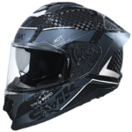 TITAN CARBON NERO GL261 BLACK GREY CARBON FIBER HELMET