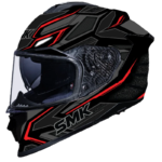 SMK TITAN THE PANTHER MA267 BLACK BEIGE FULL FACE HELMET