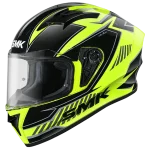 SMK STELLAR-ADOX GL426 GLOSSY BLACK-N-NEON FULL FACE HELMET