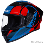 SMK STELLAR  FARO GL236 WITH EXTENDED VISOR GRAPHICS FULL FACE HELMET