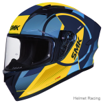 SMK STELLAR FARO MA554-MATT WITH EXTENDED VISOR GRAPHICS FULL FACE HELMET