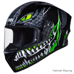 SMK STELLAR TAOTEI GL268 WITH EXTENDED VISOR GRAPHICS FULL FACE HELMET