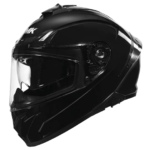 SMK TYPHOON SOLID GL200 GLOSSY BLACK-FULL FACE HELMET