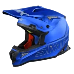 SMK ALLTERRA SOLID FLAME MA500 MATT-BLUE OFFROAD HELMET