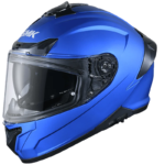 SMK-TYPHOON SOLID FLAME MA500 BLUE FULLFACE-HELMET