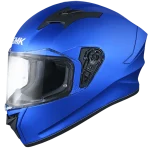 SMK STELLAR SOLID FLAME MA500 MATT-BLUE FULL FACE HELMET