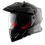 AXOR X-CROSS DUAL-VISOR BLACK HELMET FOR MAN AND WOMAN