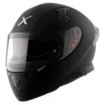 APEX SOLID DULL BLACK FULL FACE HELMET FOR MAN AND WOMAN