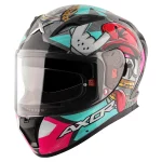 AXOR STREET HIP-HOP ATHENA GREY MINT HELMET FOR MAN AND WOMAN