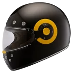 SMK RETRO SOLID GL240 GLOSSY-BLACK  FULL FACE HELMET