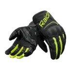 Raida AqDry Waterproof Motorcycle Riding Gloves Neon