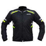 BISON RAPTOR V.2 – BLACK HI-VIZ GREEN JACKET