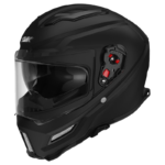 SMK AGNAR UNICOLOR MATT BLACK HELMET MA200 MODERN RETRO FULL FACE HELMET