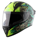 VEGA BOLT WILD BLACK GREEN HELMET