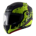 VEGA CRUX DX VICTOR BLACK NEON YELLOW HELMET