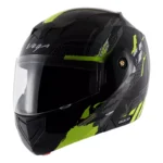 VEGA CRUX DX FLEX BLACK NEON YELLOW HELMET