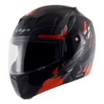 VEGA CRUX DX FLEX BLACK ORANGE HELMET