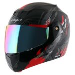 VEGA CRUX DX FLEX BLACK RED HELMET