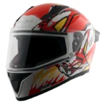 VEGA BOLT BUNNY WHITE ORANGE HELMET