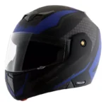 VEGA CRUX DX CHECKS DULL BLACK BLUE HELMET