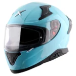 APEX SOLID HEX BLUE FULL FACE HELMET FOR MAN AND WOMAN