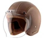 Axor Retro Jet Leather Helmet Legend - Poison -Coco Brown