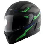 VEGA BREEZE DX RICCO DULL BLACK NEON GREEN HELMET