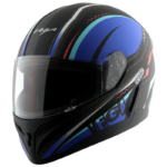 VEGA BREEZE DX SCOOBY DULL BLACK BLUE HELMET