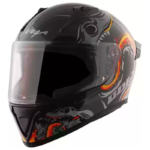 VEGA BOLT OCTOPUS BLACK ORANGE HELMET