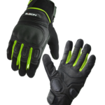 BISON AIR PRO – BLACK HI-VIZ GREEN GLOVES