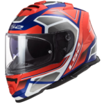 LS2 HELMET FF800 STORM FASTER RED BLUE MATT