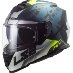 LS2 HELMET FF800 STORM II SPRINTER M.SILVER COBALT -06