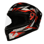 STUDDS RAIDER SKULPT D1 DECOR N2 BLACK RED