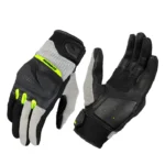 BREEZER GLOVES BLACK HI-VIZ GREEN