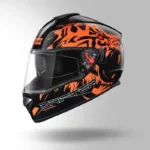 STUDDS DRIFTER D2 LEOPARD DECOR N10 BLACK ORANGE