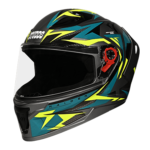 STUDDS RAIDER SKULPT D1 DECOR N5 BLACK YELLOW