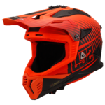 LS2 MX437 FAST II DUCK H-V ORANGE RED-06