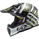 LS2 MX437 FAST EVO VERVE BLACK WHITE