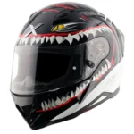 Axor Hunter Shark Helmet Black White