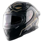 AXOR APEX MARVEL BLACK PANTHER FULL FACE HELMET WITH EXTRA SMOKE  VISOR FOR MAN AND WOMAN