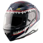 Axor Hunter Shark Helmet Blue White