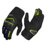 RYNOX HELIUM GT 2 GLOVES BLACK HI-VIZ GREEN