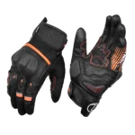 RYNOX TORNADO PRO 4 GLOVES BLACK ORANGE