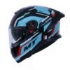 MT Thunder 3 SV Spoiler Blaze B7 Gloss Blue Black Helmet