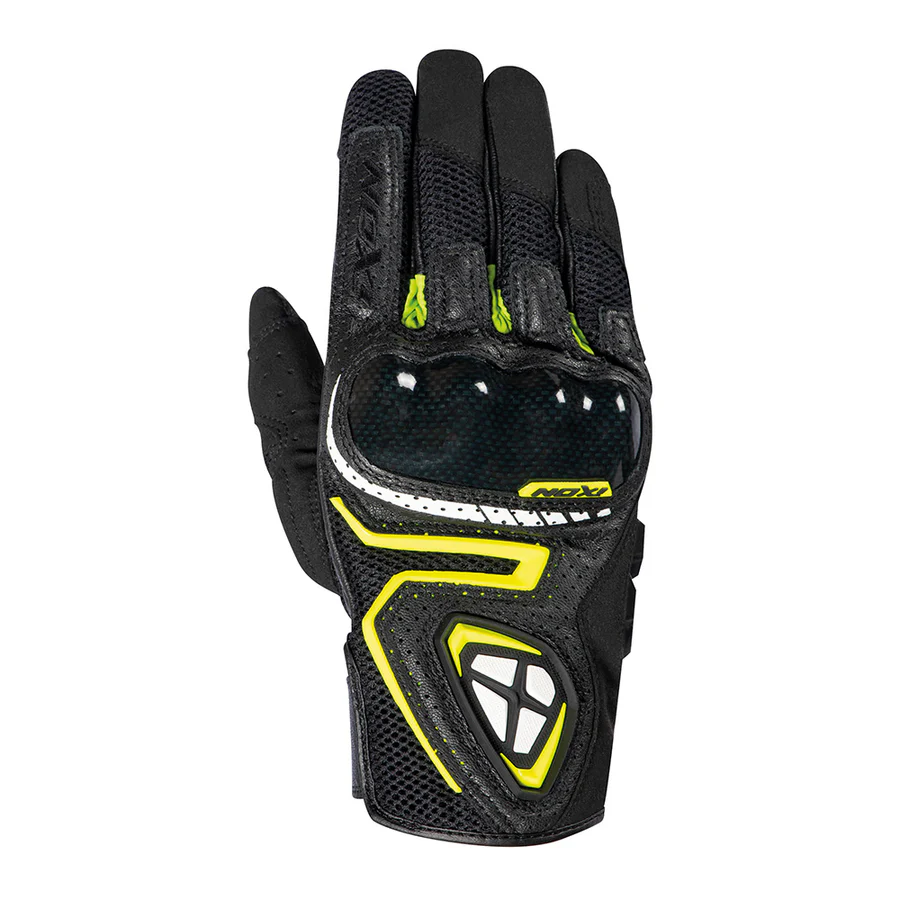 IXON RS5 AIR Gloves - Black / Yellow