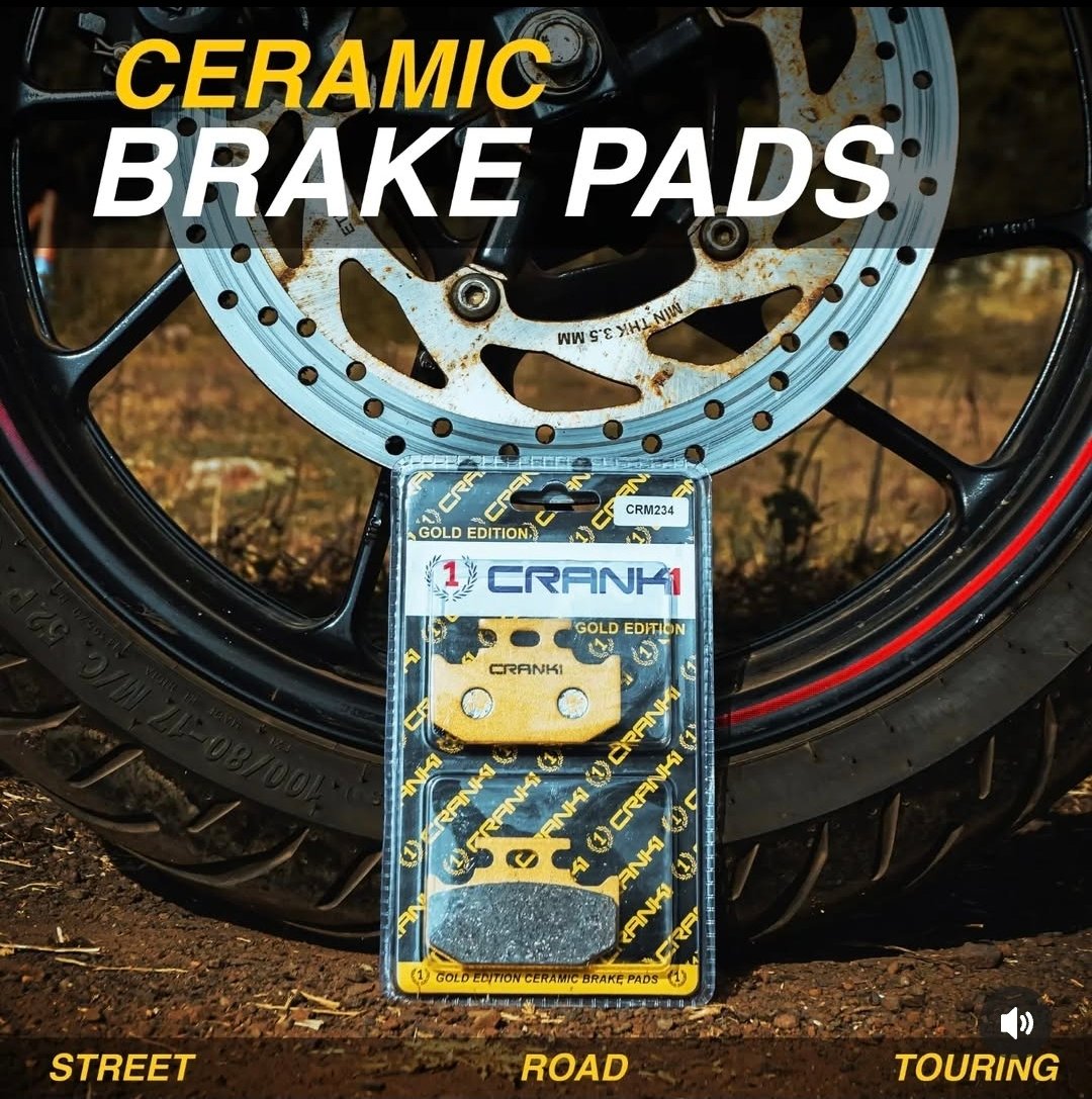 CRANK1 Ceramic Brake Pads For Aprilia RS 457 - Rear - CRM359 - Image 7