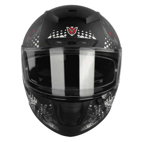 Ignyte IGN-4 DEMON GLOSSY BLACK WITH GREY Helmet - Image 3