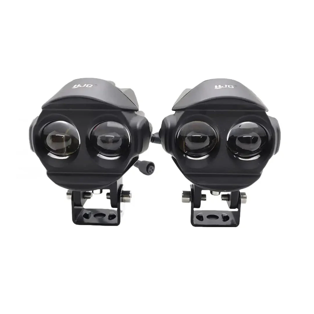 HJG-110 Fog Light Universal Motorcycle Dual Color Led Fog Light ( 90W)(10-80V DC) - Image 6
