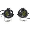 LIU HJG 60 Watt White LED Fog Light Universal for Bikes and Cars (12V-80V, Pack of 2)